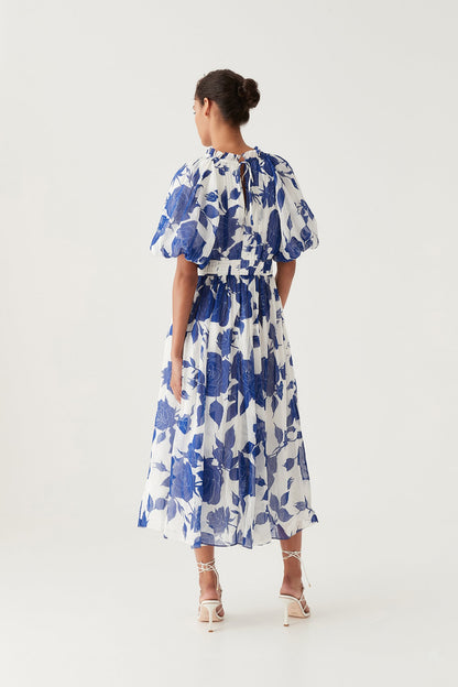 Women Elysium Blouson Midi Dress | Aje