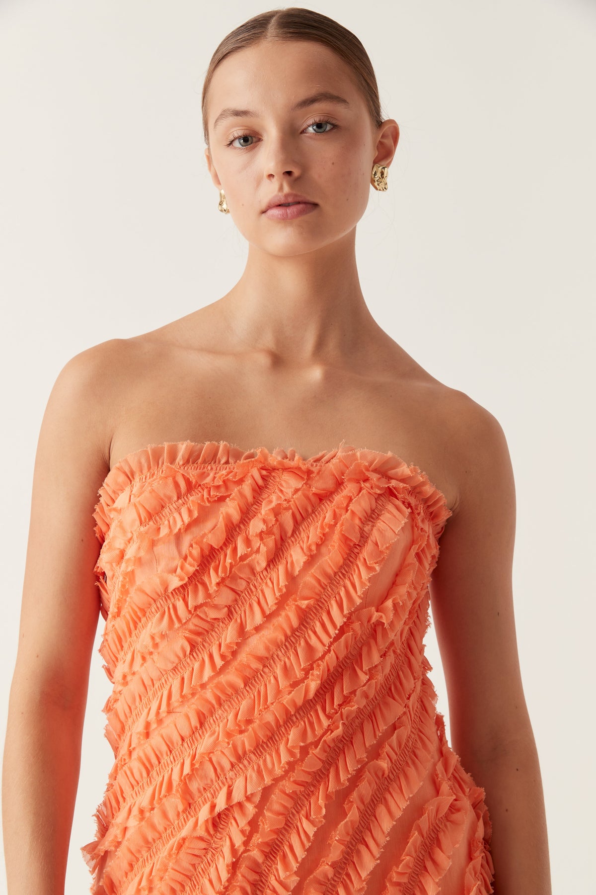 Women Terrene Frill Maxi Dress | Aje