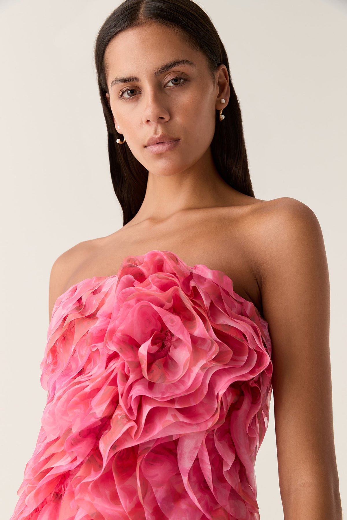 Women Charmed Rosette Ruffle Bustier | Aje